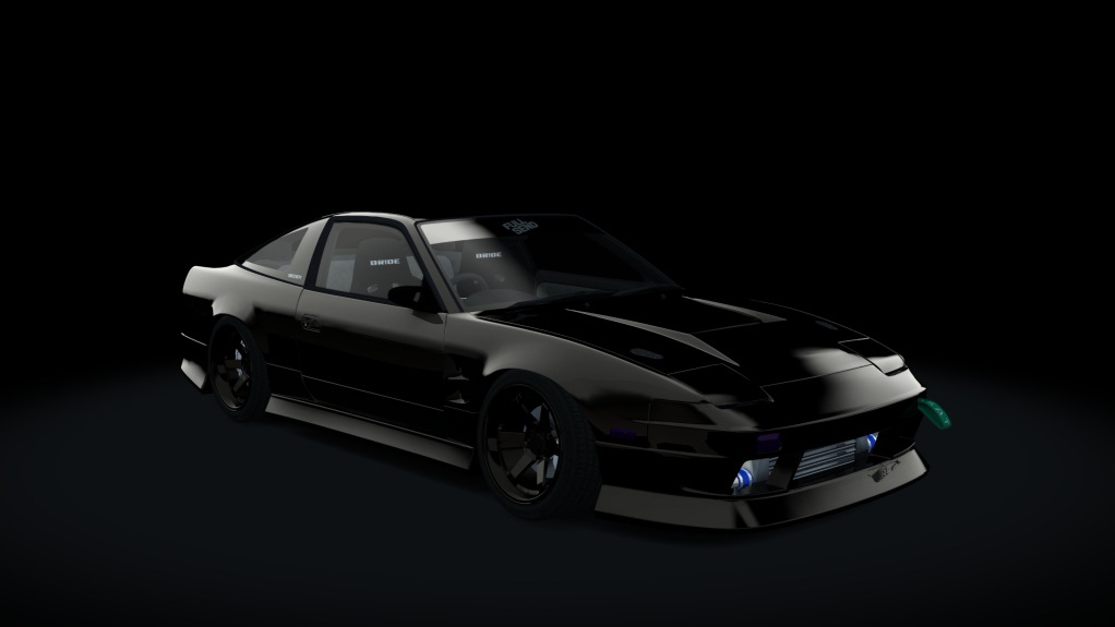 Nissan 180SX WDT Street, skin FS_STREET_BLACK