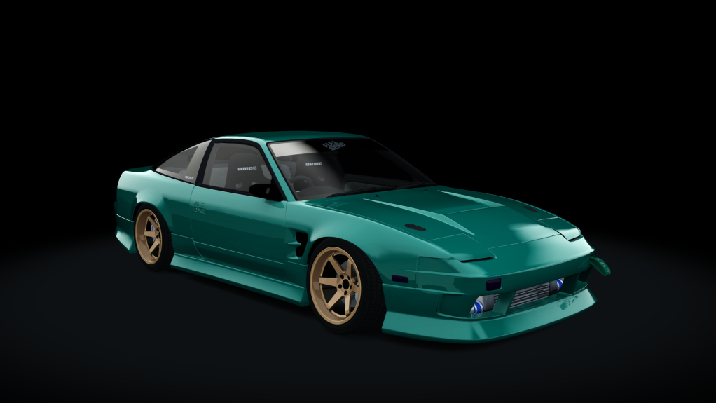 Nissan 180SX WDT Street, skin FS_STREET_TURQ