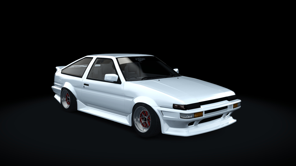 Toyota AE86 WDT Street, skin FS_STREET_WHITE