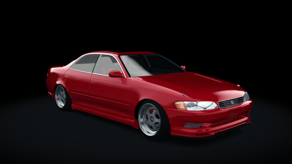 Toyota Mark II JZX90 WDT Street alldrift v2, skin red