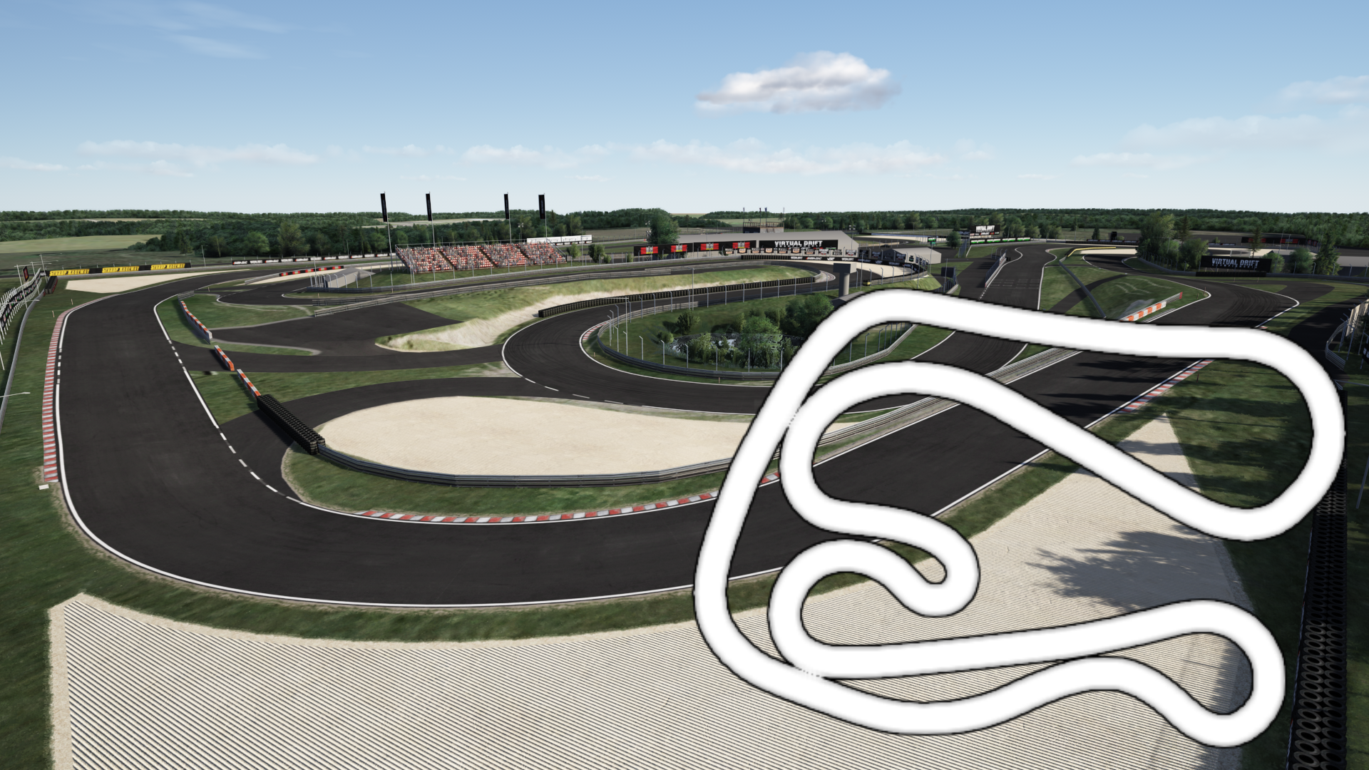 VDC Sturup Raceway, layout open