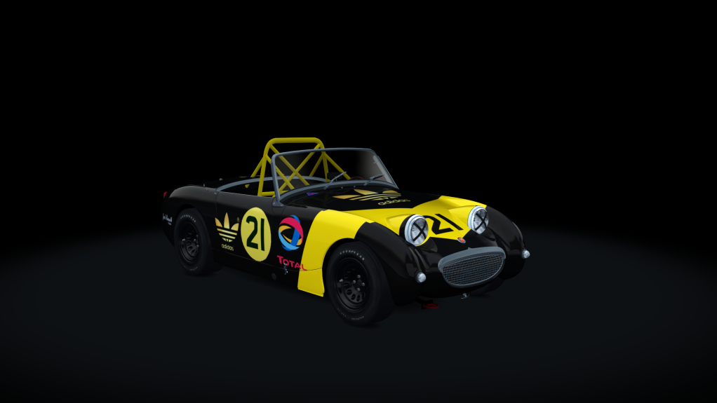 Austin Healey Sprite (Race), skin 21_adidas