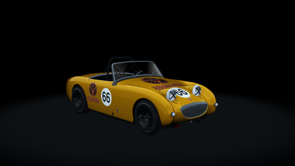 Austin Healey Sprite (Race), skin 66_jagermeister
