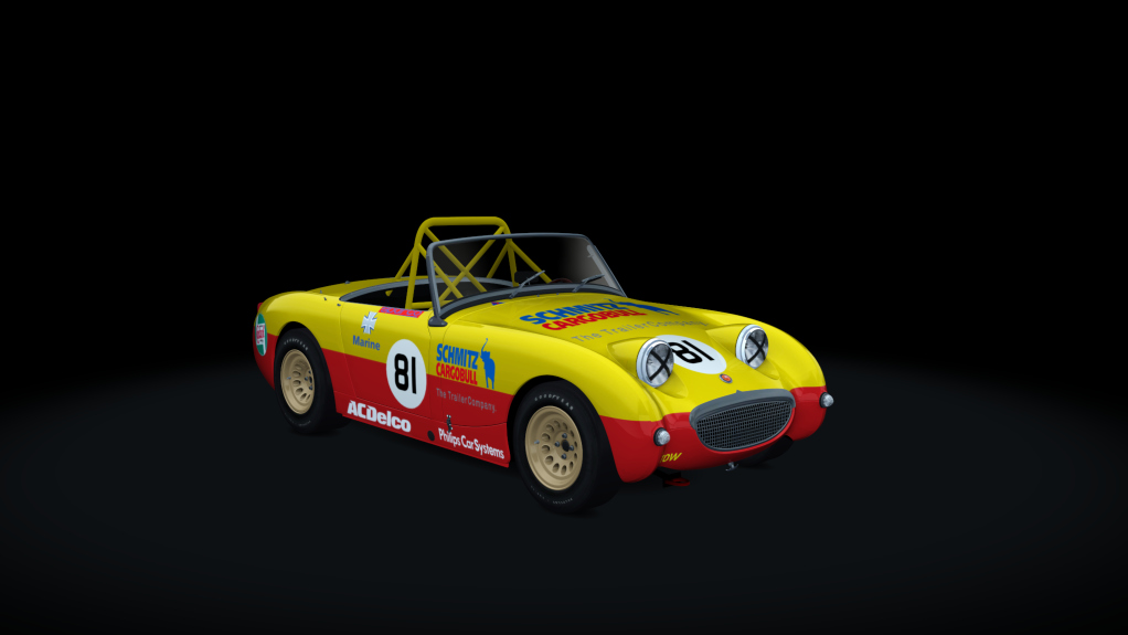 Austin Healey Sprite (Race), skin 81_cargobull