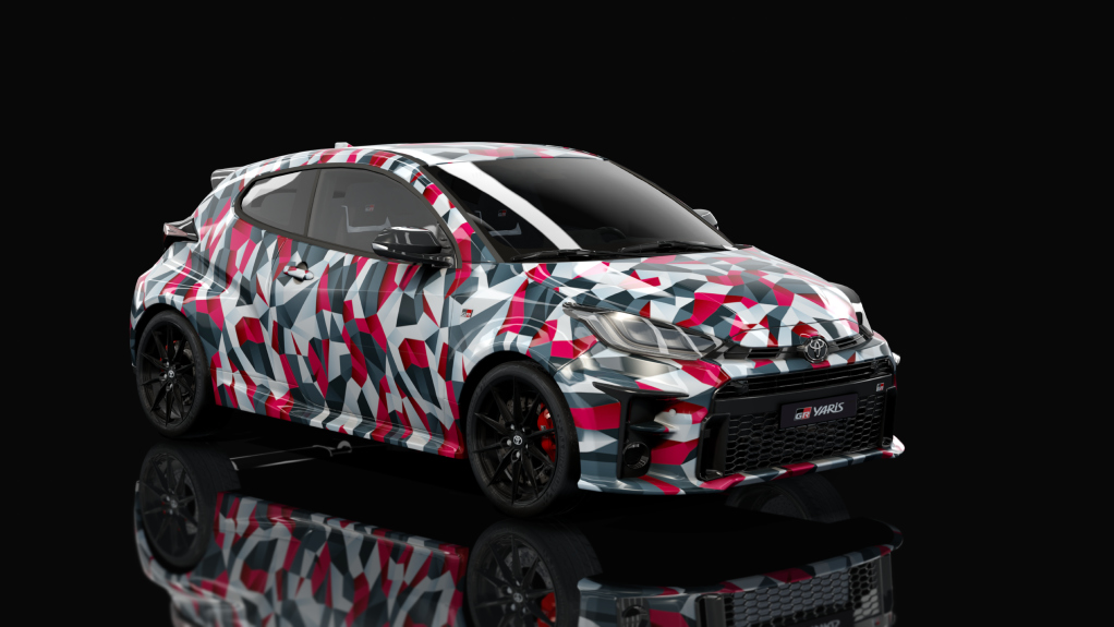 Toyota Yaris GR - LHD, skin GR camouflage