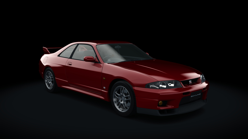 Nissan SKYLINE GT-R V • spec (R33), skin 07 super clear red