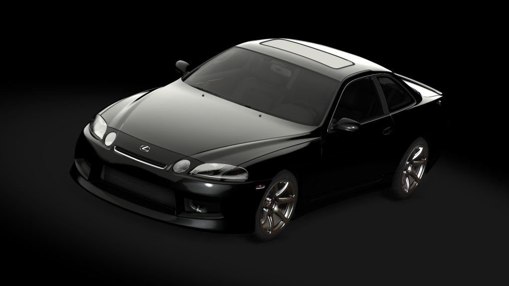 Lexus SC400 2JZ Swap, skin Onyx Black