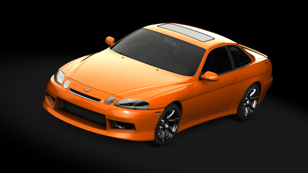 Lexus SC400 2JZ Swap, skin Orange