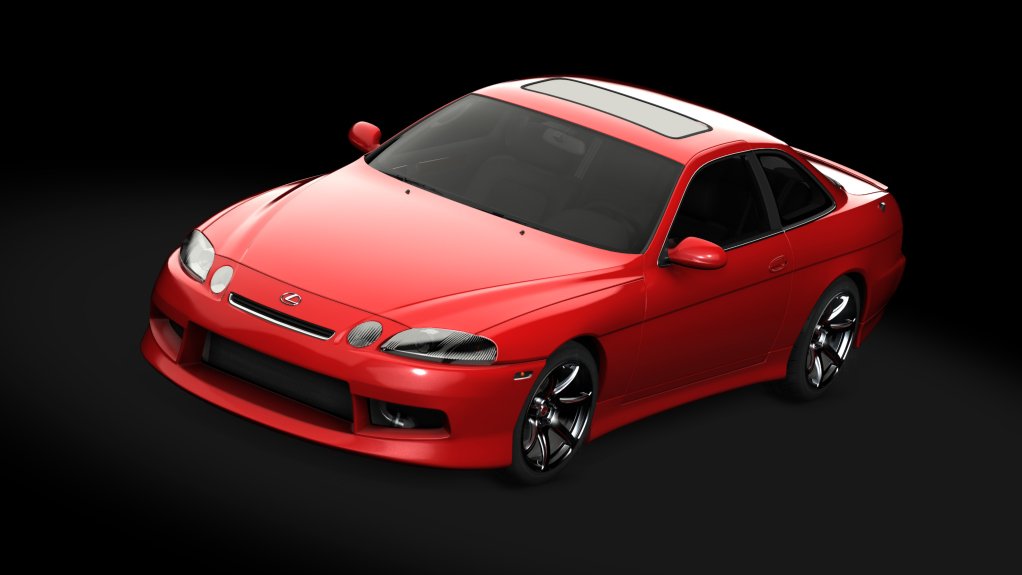 Lexus SC400 2JZ Swap, skin Red