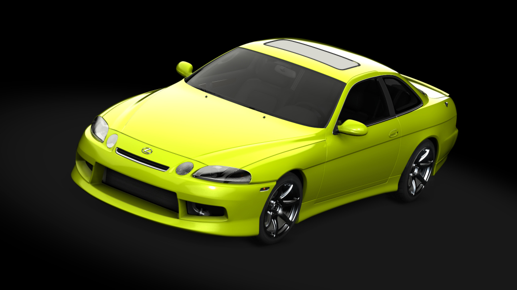 Lexus SC400 2JZ Swap, skin Yellow