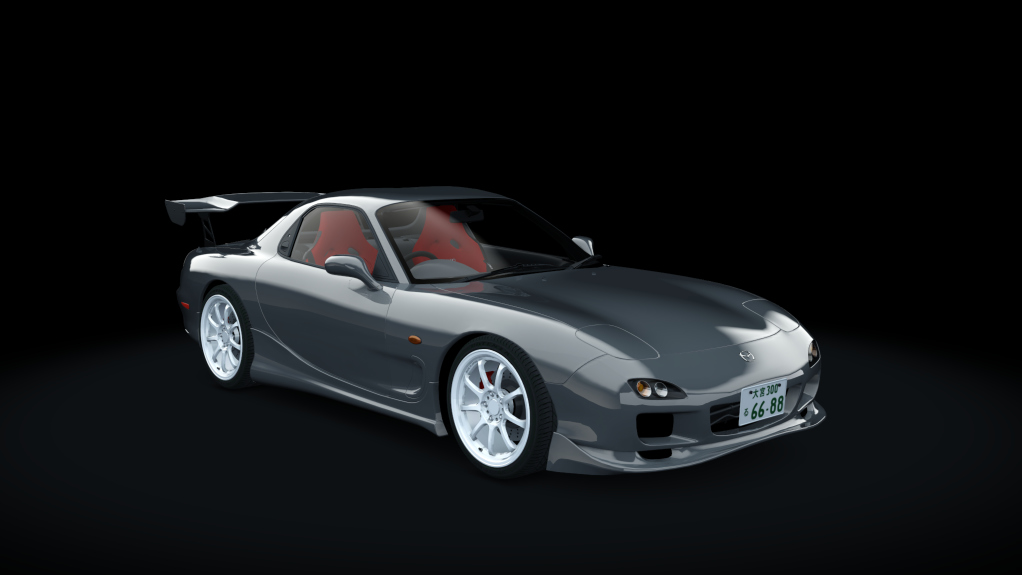 Touge Workshhop Mazda RX-7 Perfomance, skin 02_titanium_grey