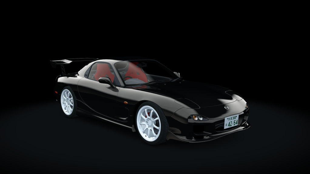 Touge Workshhop Mazda RX-7 Perfomance, skin 05_brilliant_black