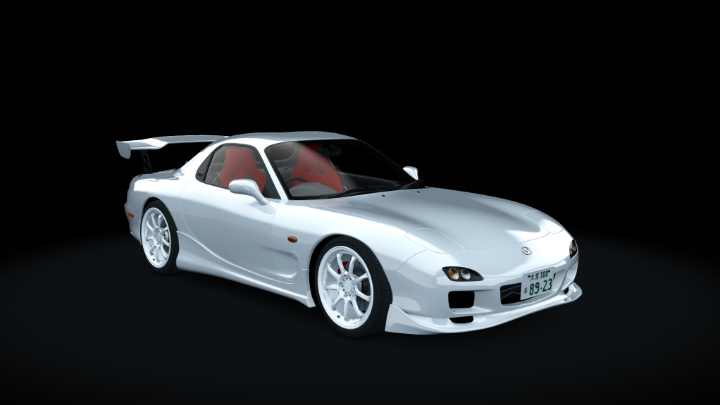 Touge Workshhop Mazda RX-7 Perfomance, skin 07_pure_white