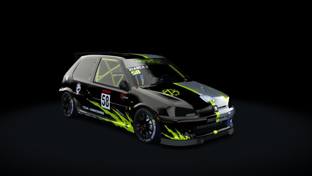 MSC Peugeot 106 Rallye E1, skin 58