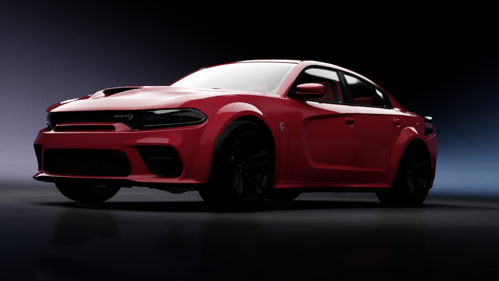 Dodge Charger SRT Hellcat Widebody, skin srtredlinemetallic