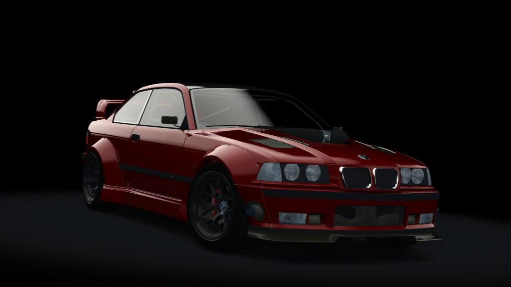 BMW E36 M458, skin dark_red