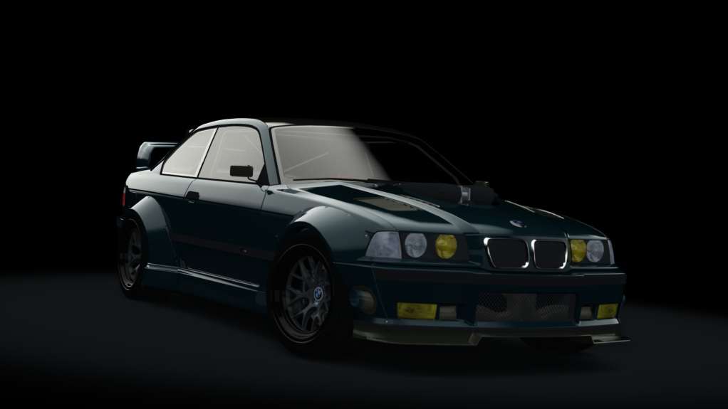 BMW E36 M458, skin forrest_green