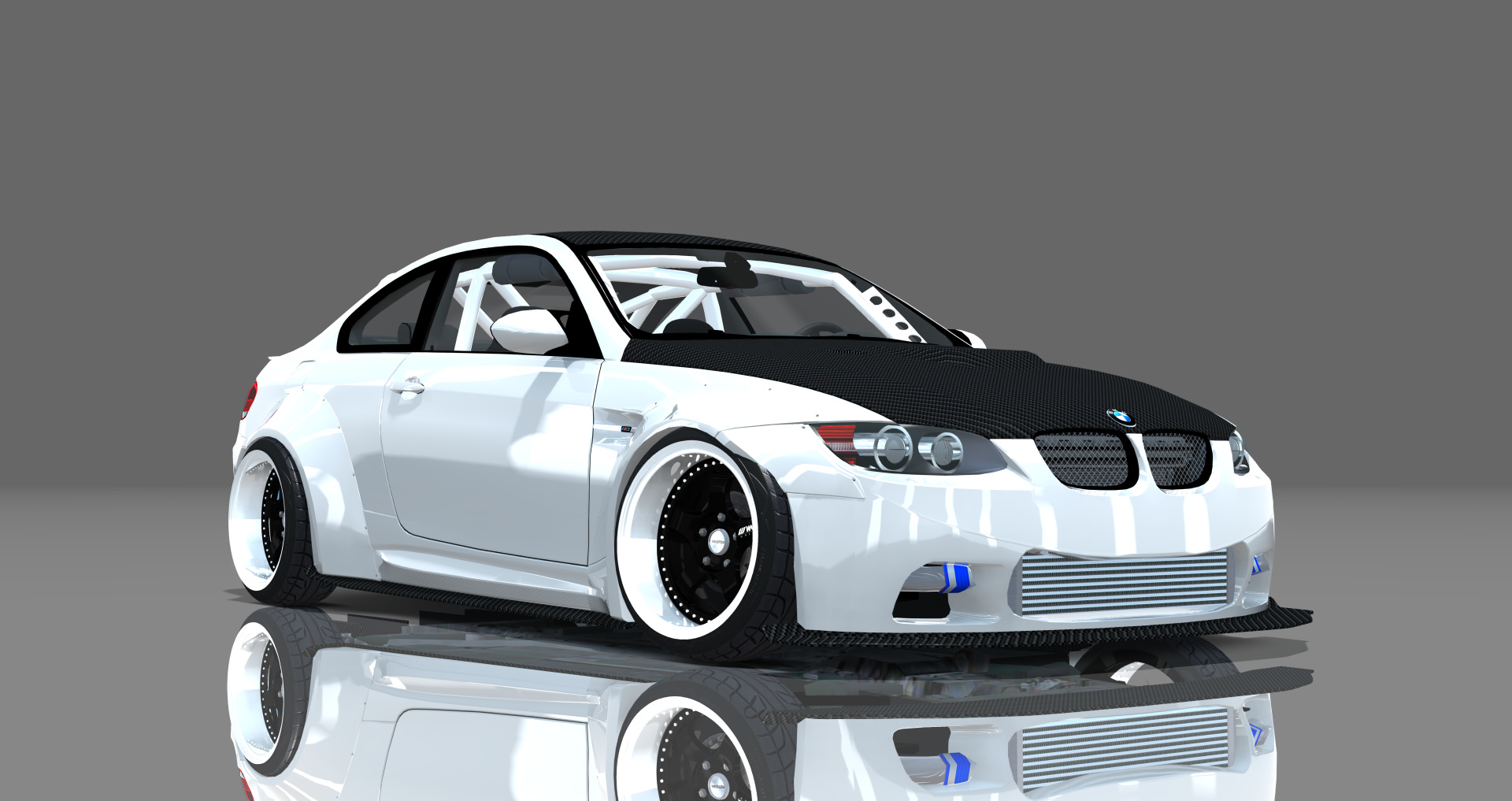 DTP BMW E92LW, skin silvermetallic