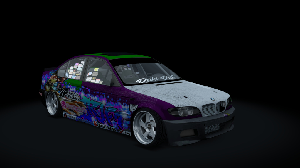 DzikiDrift BMW E46 Sedan, skin gruzin2