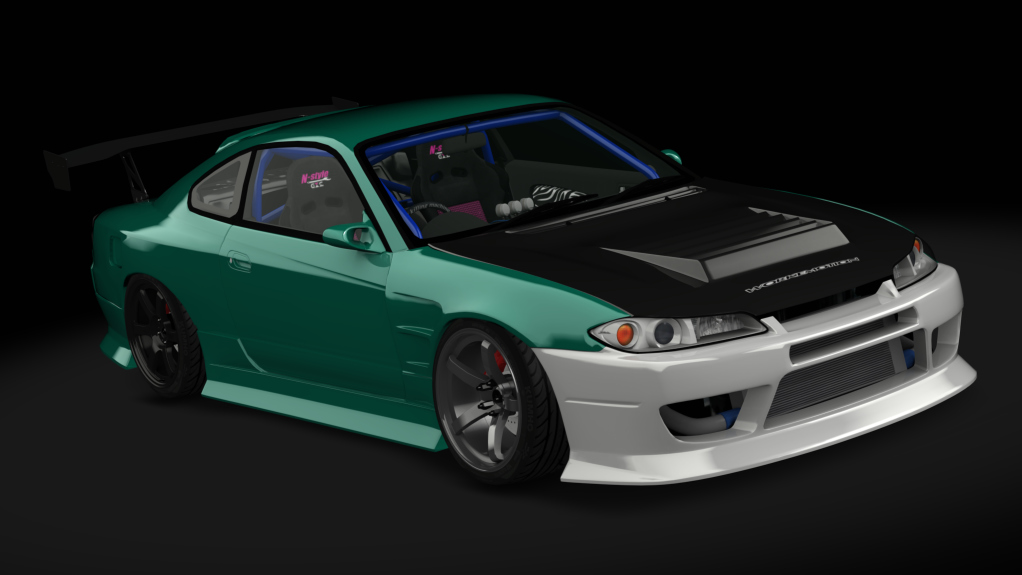 Nissan S15 FRX-S, skin Green