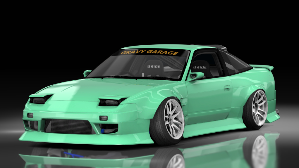 GravyGarage Street 180sx Meade, skin Teal