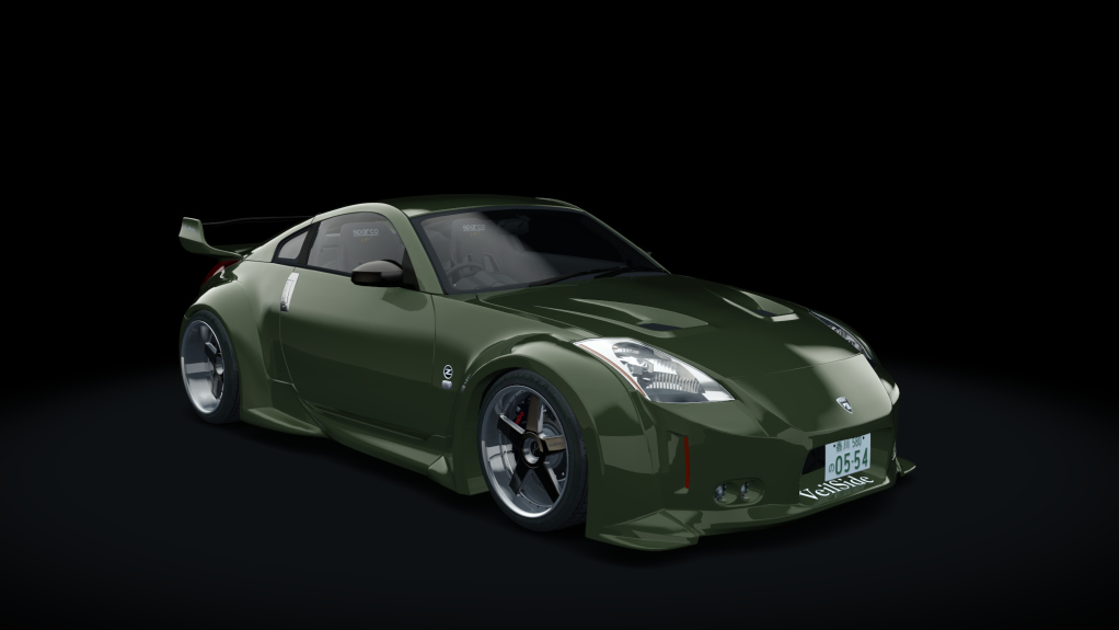 Nissan 350Z VeilSide DRIFT, skin army green