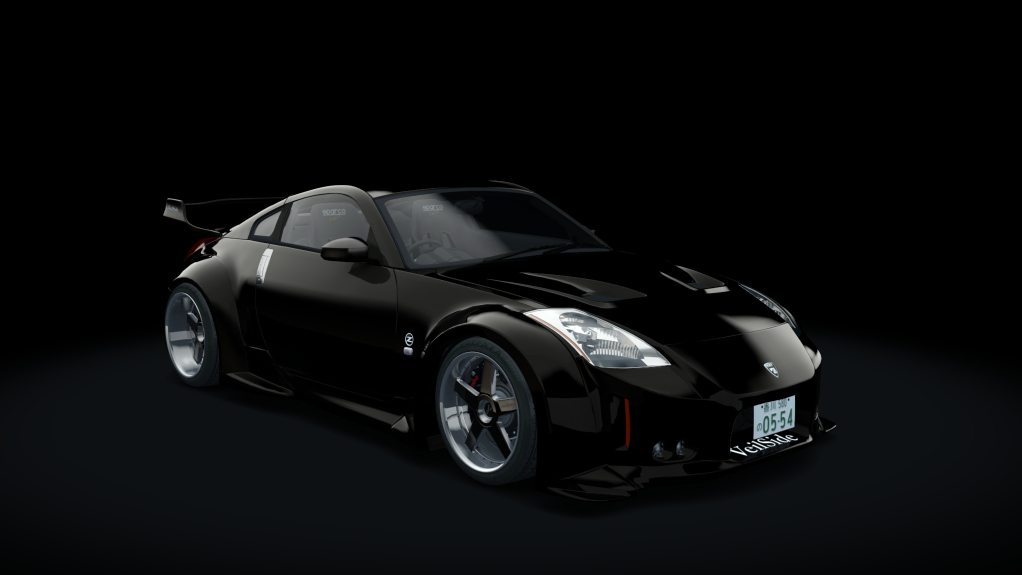 Nissan 350Z VeilSide DRIFT, skin black