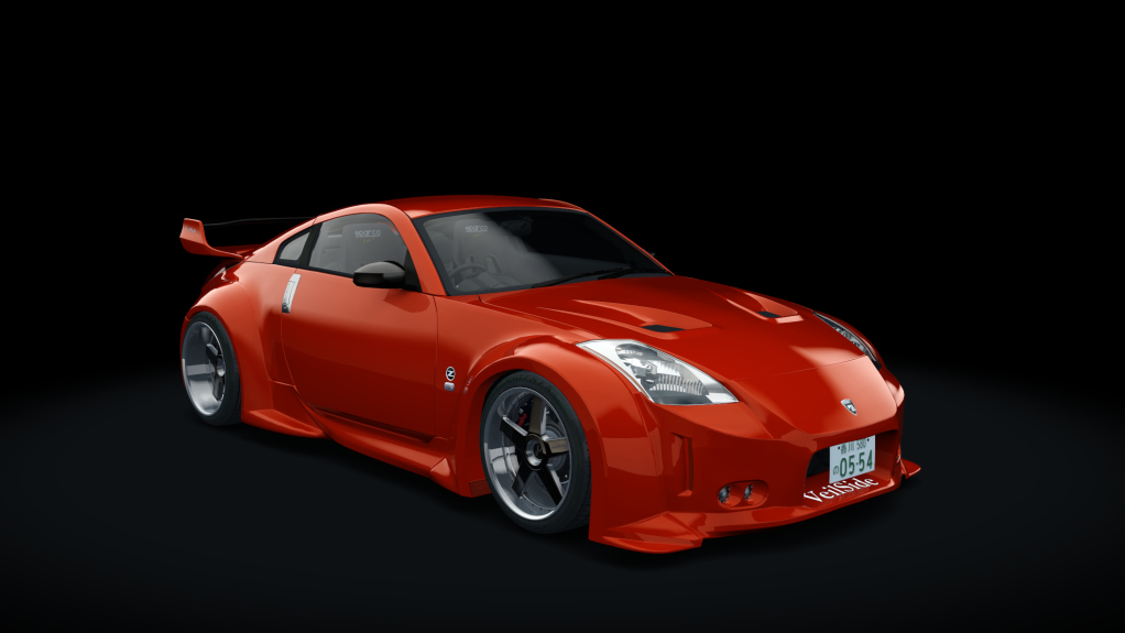 Nissan 350Z VeilSide DRIFT, skin orange