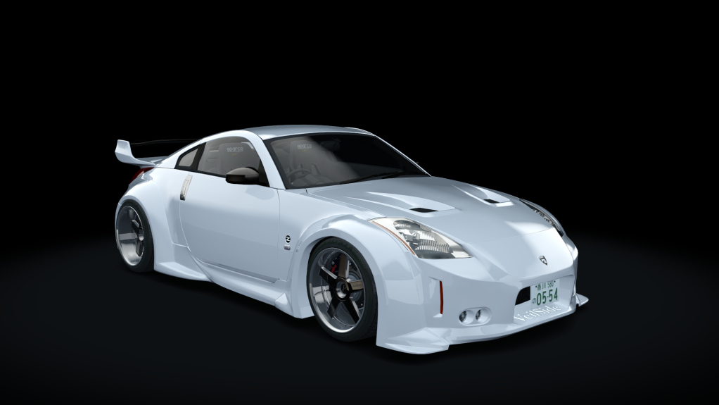 Nissan 350Z VeilSide DRIFT, skin white