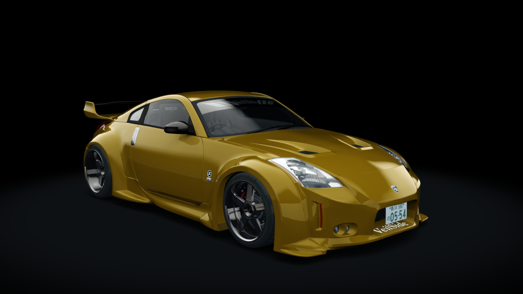 Nissan 350Z VeilSide DRIFT, skin yellow