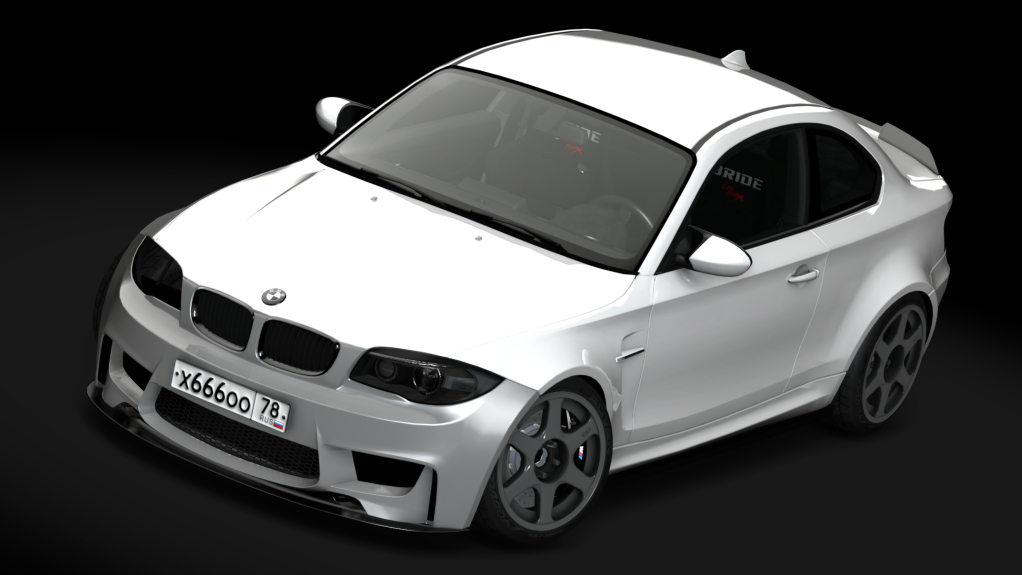 BMW E82 Street, skin White