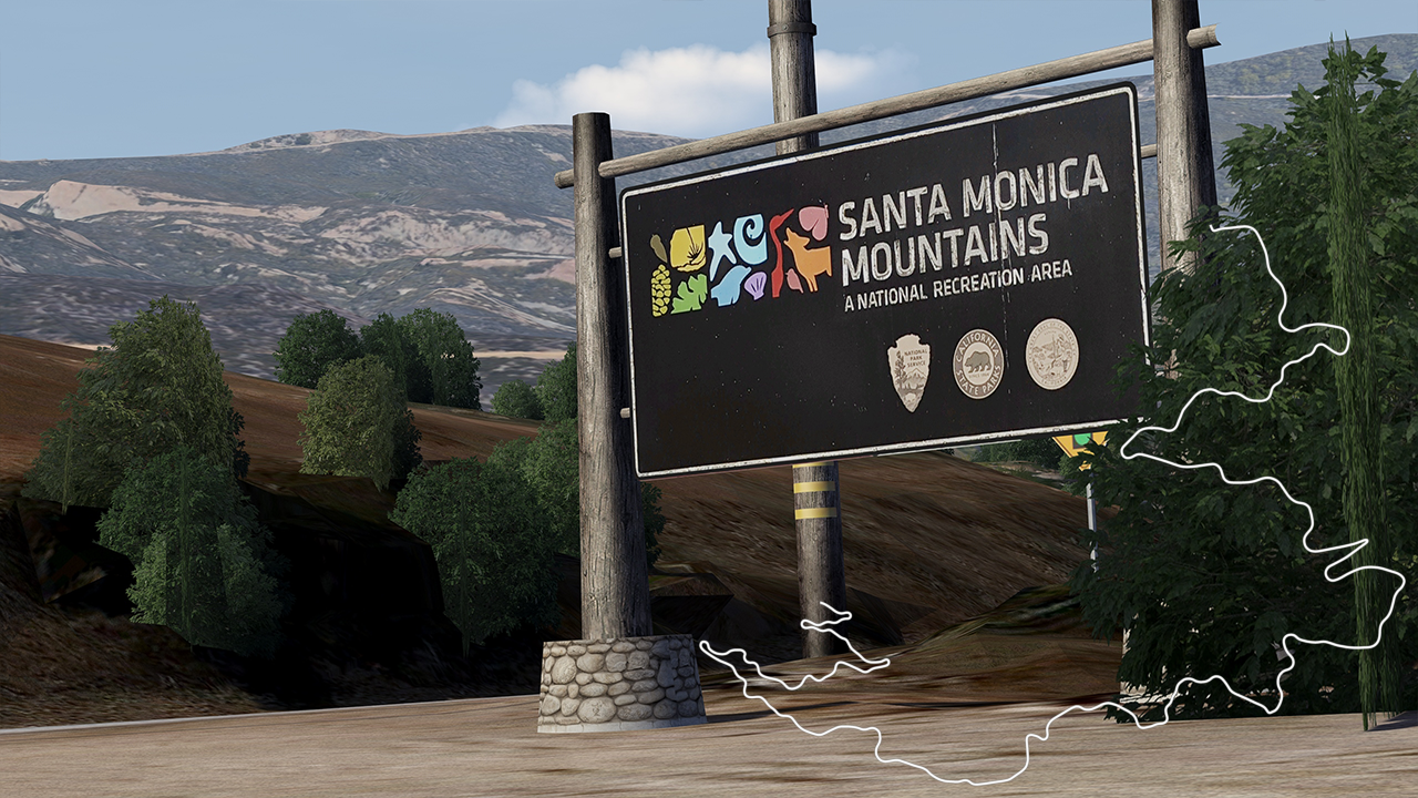 Santa Monica Mountains, layout c_stuntFreeroam