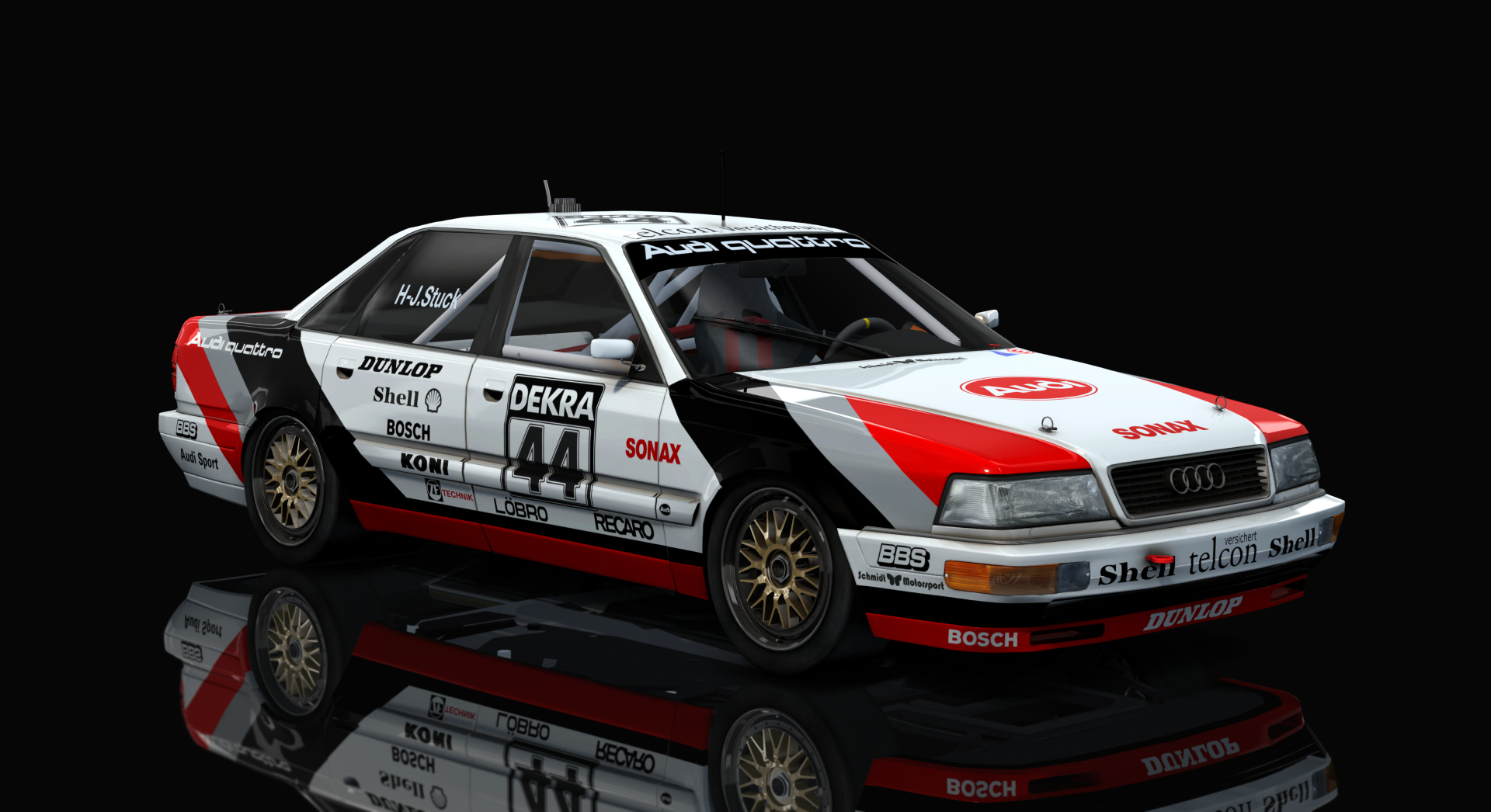 DTM 90's Audi V8 Quattro DTM, skin 1990_44_Hans Joachim Stuck