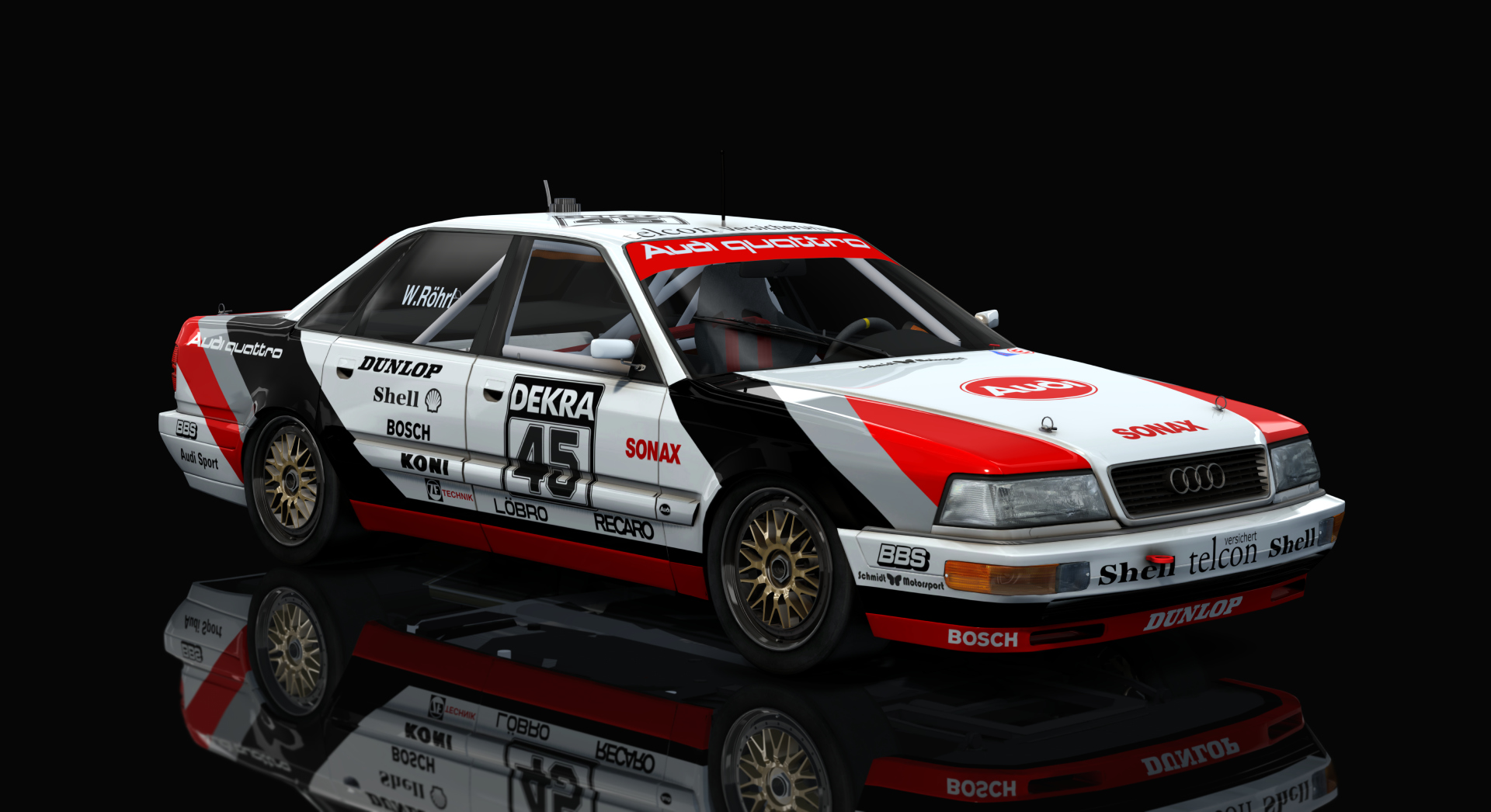 DTM 90's Audi V8 Quattro DTM, skin 1990_45_Walter Röhrl