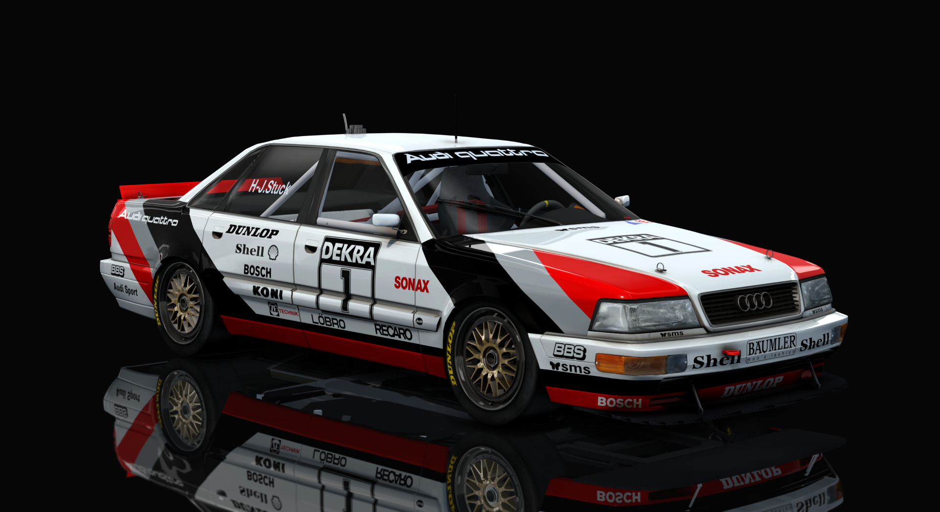 DTM 90's Audi V8 Quattro DTM, skin 1991_1_Hans Joachim Stuck