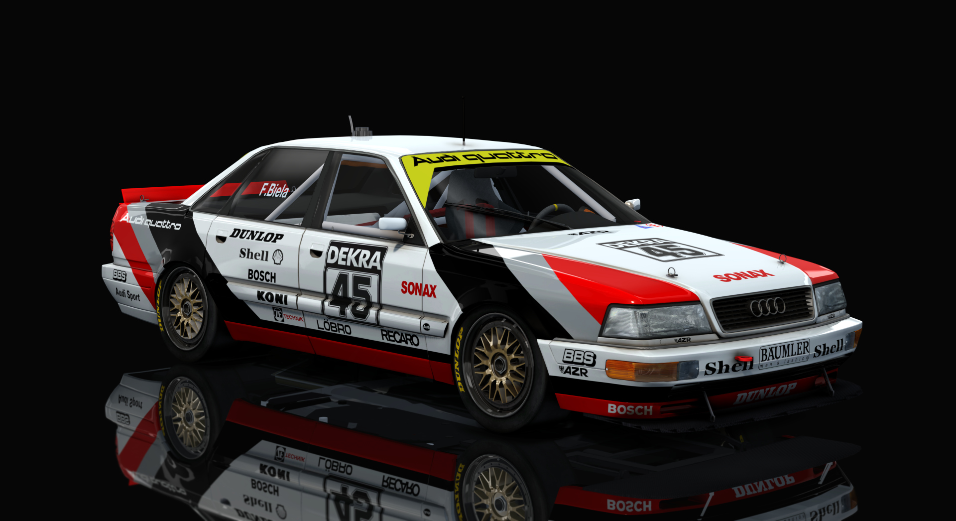 DTM 90's Audi V8 Quattro DTM, skin 1991_45_Frank Biela