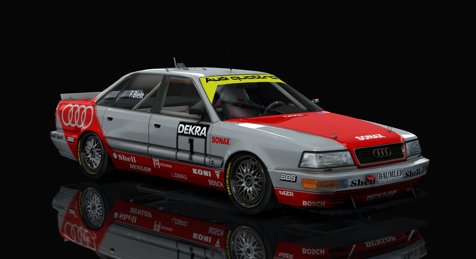 DTM 90's Audi V8 Quattro DTM, skin 1992_1_Frank Biela