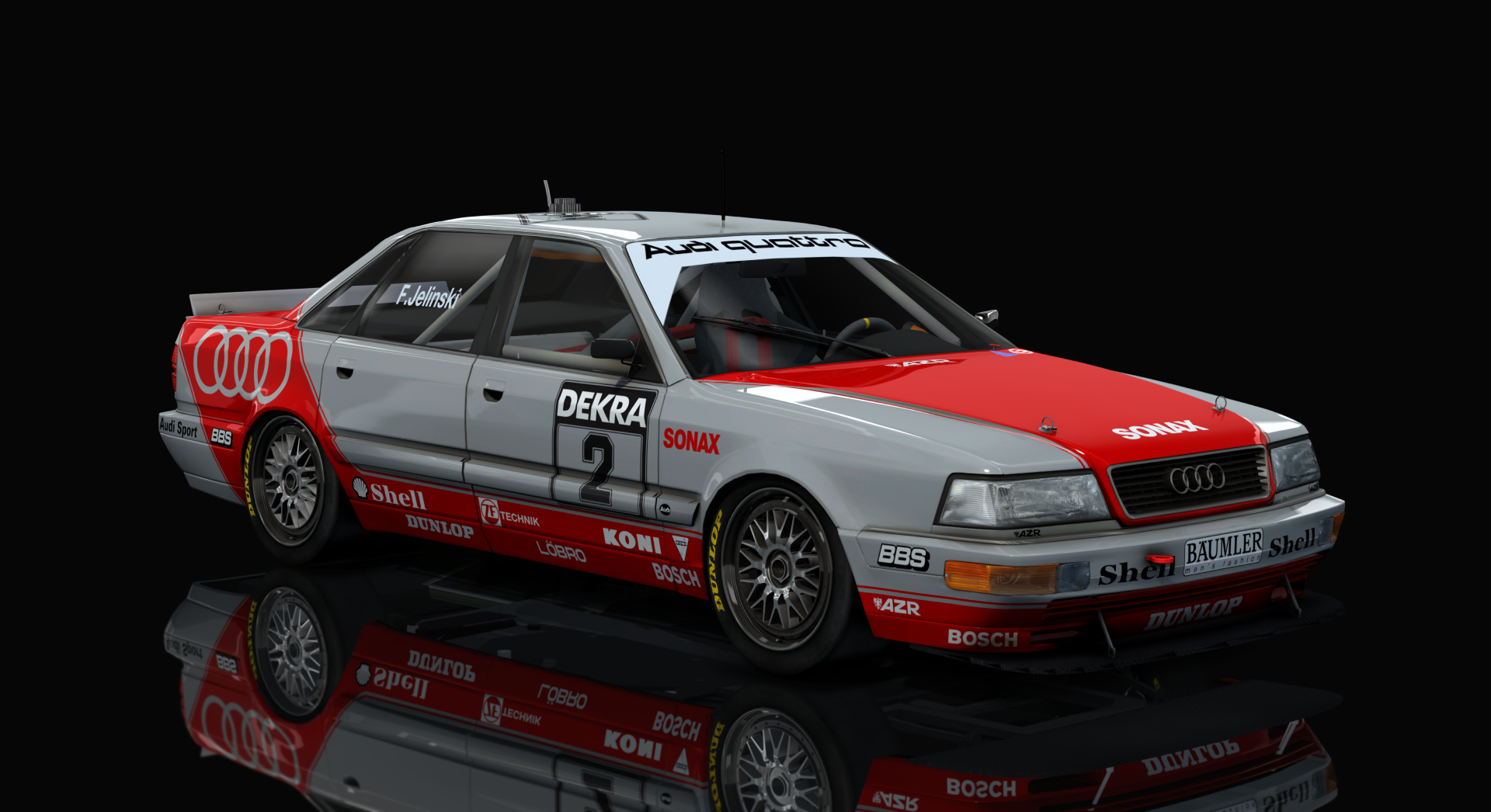 DTM 90's Audi V8 Quattro DTM, skin 1992_2_Frank Jelinski