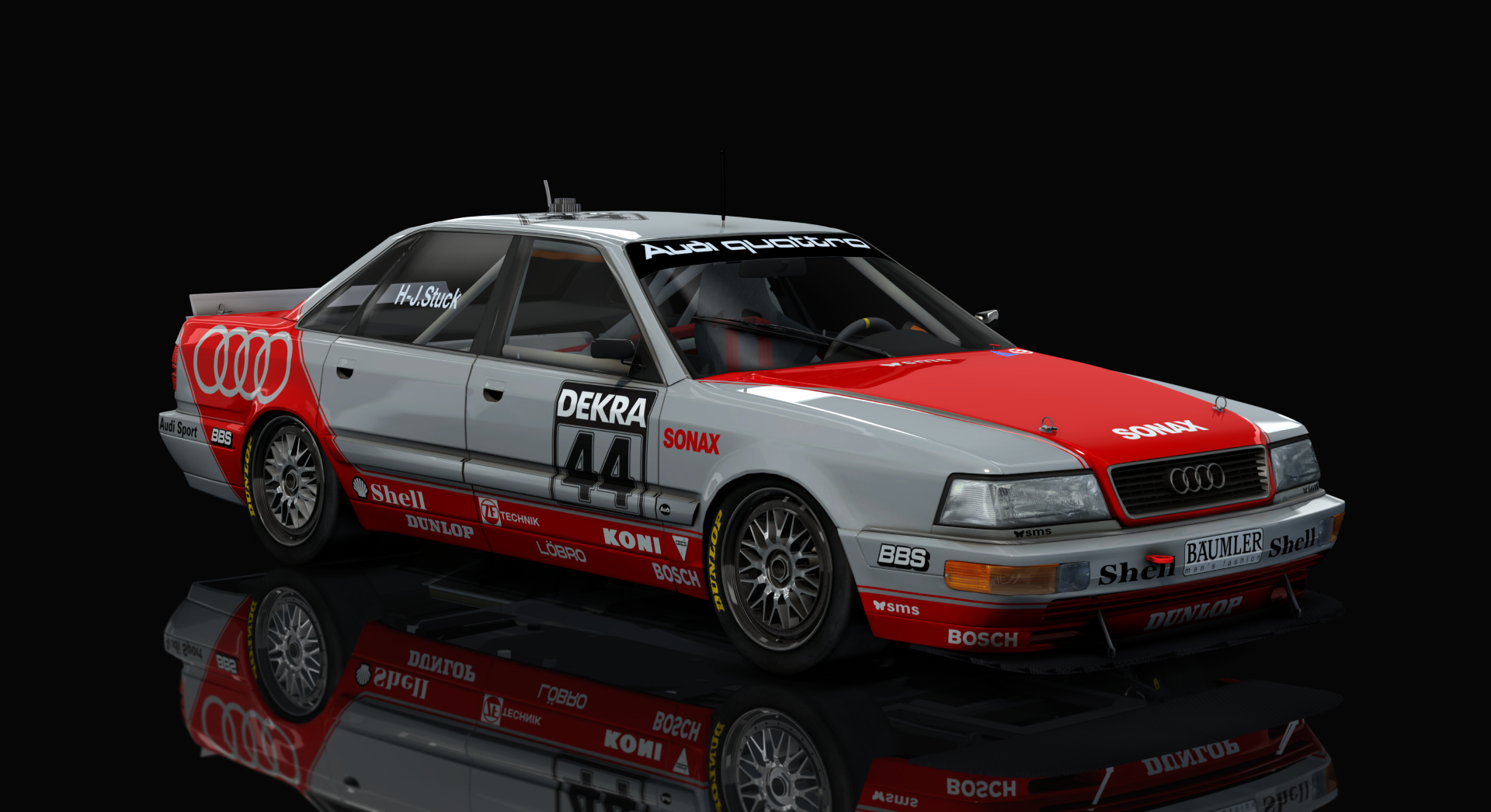 DTM 90's Audi V8 Quattro DTM, skin 1992_44_Hans Joachim Stuck