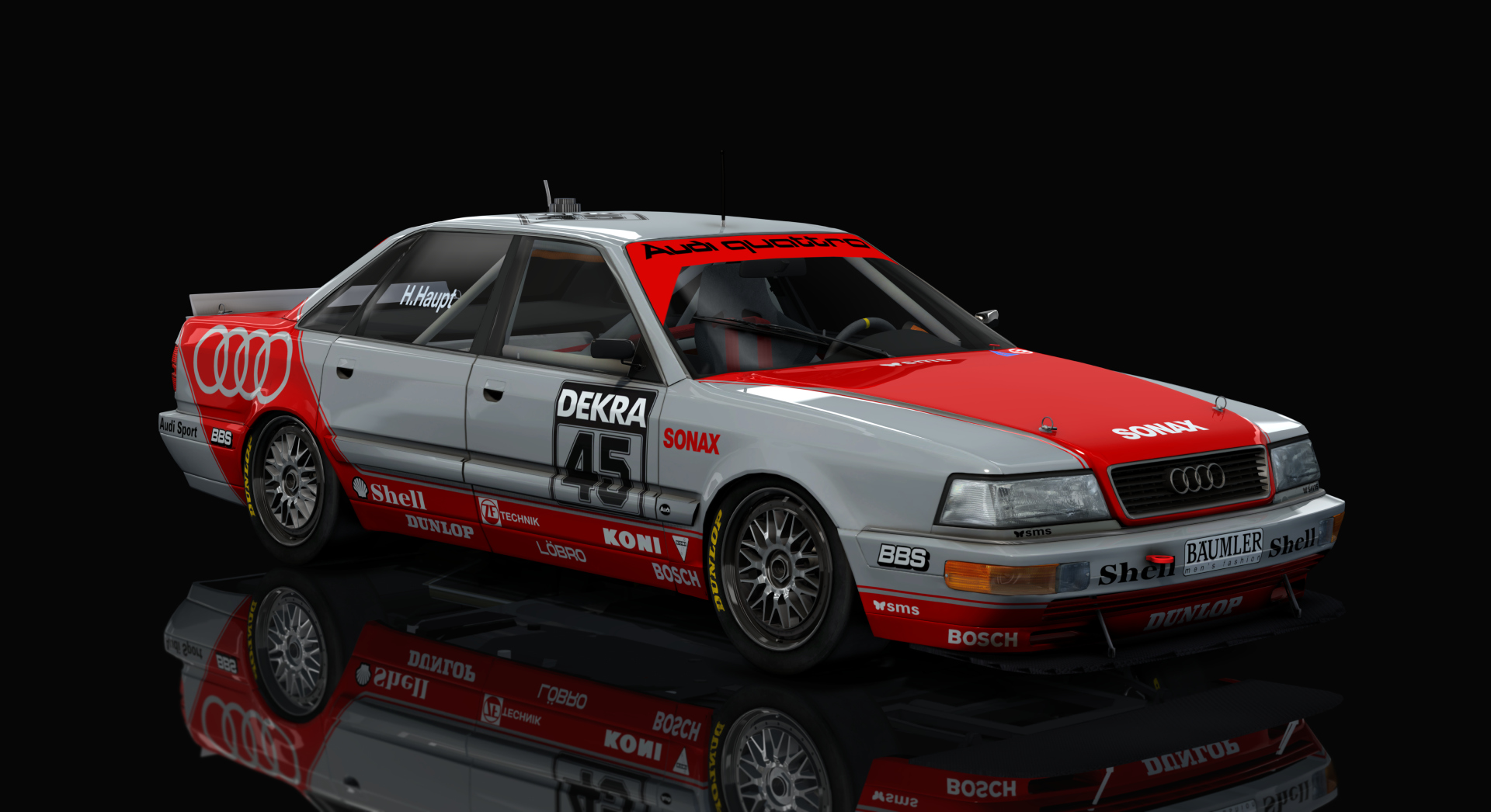 DTM 90's Audi V8 Quattro DTM, skin 1992_45_Hubert Haupt