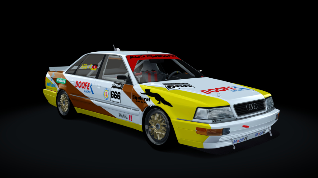 DTM 90's Audi V8 Quattro DTM, skin WB 666 - Nils