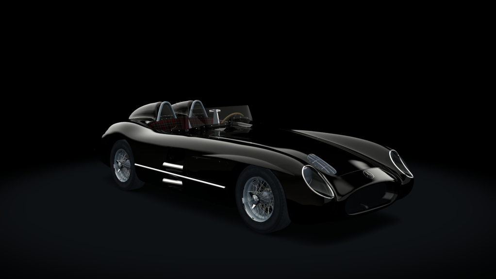 Mercedes-Benz 300 SLR, skin Black