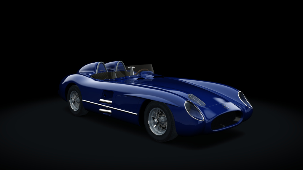 Mercedes-Benz 300 SLR, skin Blue