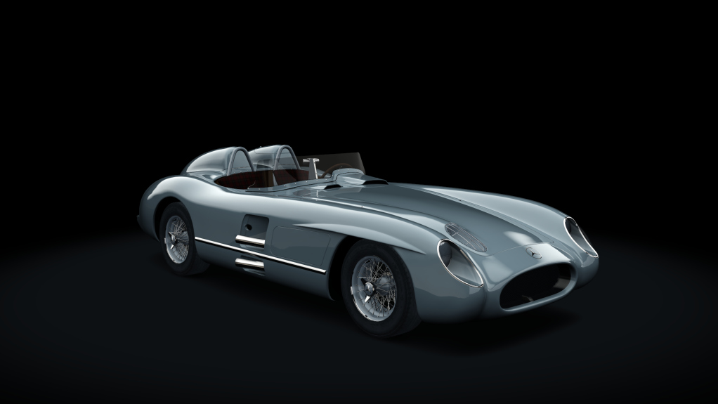 Mercedes-Benz 300 SLR, skin Cement Gray