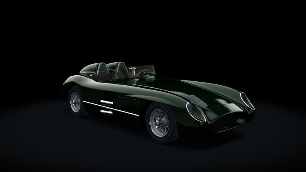 Mercedes-Benz 300 SLR, skin Dark Green