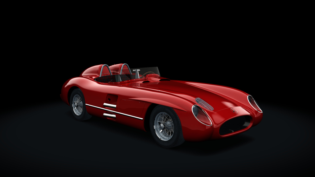 Mercedes-Benz 300 SLR, skin Fire Engine Red