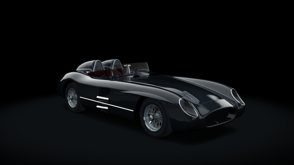 Mercedes-Benz 300 SLR, skin Graphite Gray