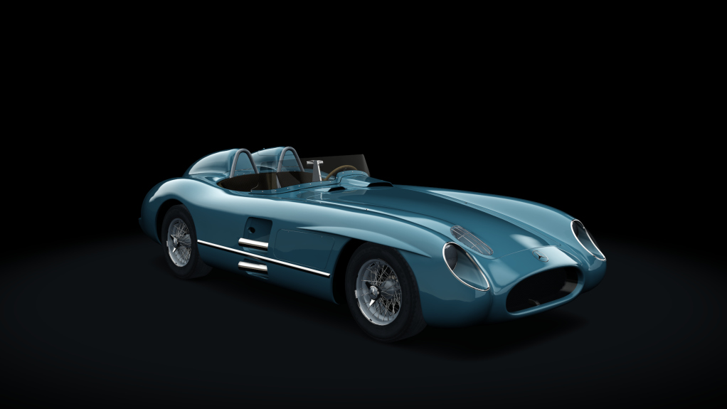 Mercedes-Benz 300 SLR, skin Light Blue