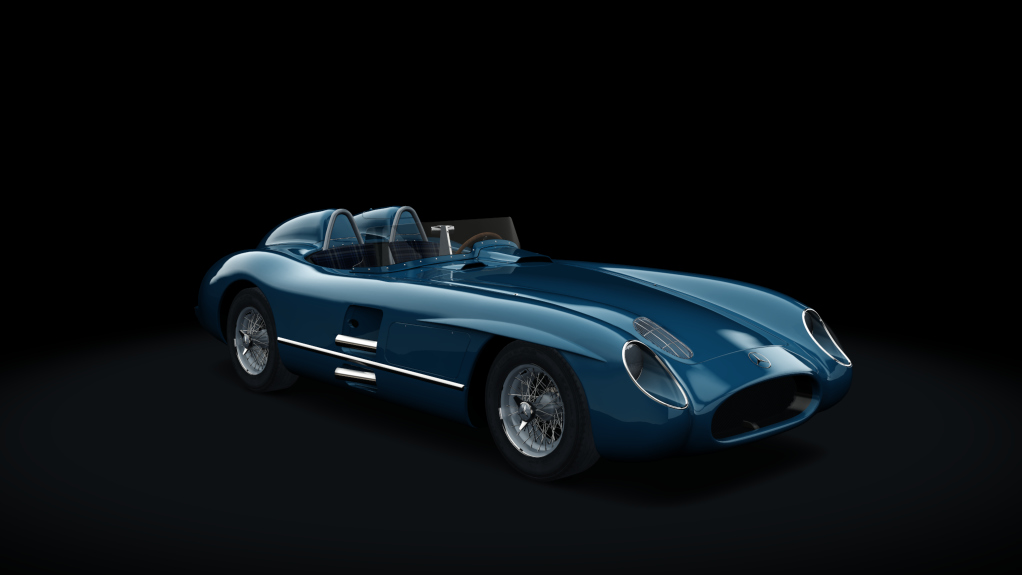 Mercedes-Benz 300 SLR, skin Mercedes Blue