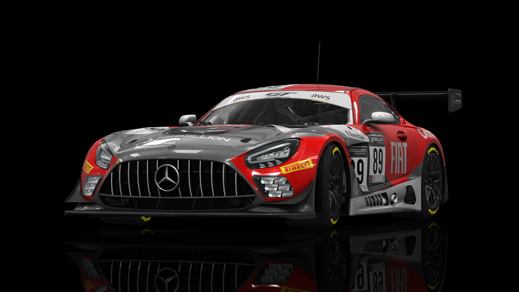 Mercedes-Benz AMG GT3 EVO WB 2023, skin Akka89Imola